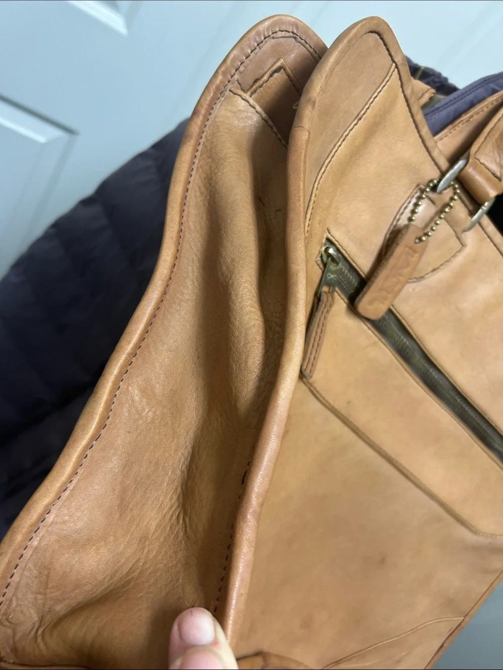 Tumi beautiful leather